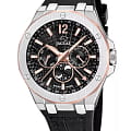 Jaguar Jaguar Moonphase J1040/4  J1040/4 кварцевые мужские часы черный циферблат, браслет кожаный — вид спереди