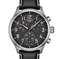 Tissot Tissot Chrono XL T116.617.16.062.00 Chrono XL T1166171606200 кварцевые мужские часы черный циферблат, браслет кожаный — вид спереди