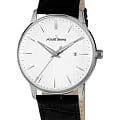 Jacques Lemans Jacques Lemans N-216A  N-216A кварцевые женские часы белый циферблат, браслет кожаный — вид спереди