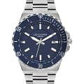 Lee Cooper Lee Cooper LC07622.390  LC07622.390 кварцевые мужские часы синий циферблат, браслет нержавеющая сталь — вид спереди