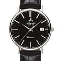 Atlantic Atlantic Seacrest 50354.41.61  50354.41.61 кварцевые мужские часы черный циферблат, браслет кожаный — вид спереди
