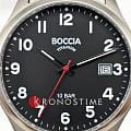 Boccia Titanium Boccia Titanium 3659-01 мужские часы черный циферблат на запястье