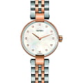 Rado Rado Coupole Diamonds R22855929  R22855929 кварцевые женские часы перламутровый циферблат, браслет сталь c pvd покрытием — вид спереди