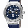Roberto Cavalli Roberto Cavalli Ottimale RC5G045L0025  RC5G045L0025 кварцевые мужские часы синий циферблат, браслет кожаный — вид спереди