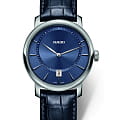 Rado Rado Diamaster R14078205  R14078205 кварцевые мужские часы синий циферблат, браслет кожаный — вид спереди