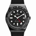 Timex Timex Q Timex Reissue TW2V38200  TW2V38200 кварцевые мужские часы черный циферблат, браслет силикон — вид спереди