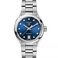 TAG Heuer TAG Heuer Carrera WBN2413.BA0621  WBN2413.BA0621 механические женские часы синий циферблат, браслет нержавеющая сталь — вид спереди