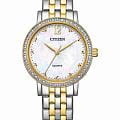 Citizen Citizen Elegance EL3104-54D  EL3104-54D кварцевые женские часы перламутровый циферблат, браслет нержавеющая сталь с ip-покрытием — вид спереди