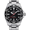 Certina Certina DS Action Diver Powermatic 80 C032.407.11.051.00 DS Action C0324071105100 механические мужские часы черный циферблат, браслет нержавеющая сталь — вид спереди