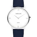 Amalys Amalys Kelly AMW-188  AMW-188 кварцевые женские часы белый циферблат, браслет кожаный — вид спереди
