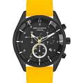 Lee Cooper Lee Cooper LC07350.654  LC07350.654 кварцевые мужские часы черный циферблат, браслет каучук — вид спереди