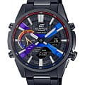 Casio Casio Edifice ECB-S100HG-1A ECB ECB-S100HG-1A кварцевые мужские часы  циферблат, браслет сталь с ip покрытием — вид спереди