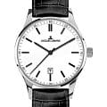 Jacques Lemans Jacques Lemans 1-2026B  1-2026B кварцевые мужские часы белый циферблат, браслет кожаный — вид спереди