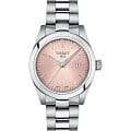 Tissot Tissot T-My Lady T132.010.11.331.00 T My Lady T1320101133100 кварцевые женские часы розовый циферблат, браслет нержавеющая сталь — вид спереди