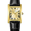 Jacques Philippe Jacques Philippe Hora JPQLS652173  JPQLS652173 кварцевые мужские часы золотой циферблат, браслет кожаный — вид спереди