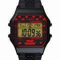 Timex Timex T80 Space Invaders TW2V30200  TW2V30200 кварцевые мужские часы  циферблат, браслет нержавеющая сталь с pvd-покрытием — вид спереди