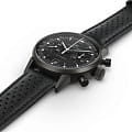 Hamilton Hamilton American Classic Intra-matic Autochrono Full Black H38446730 , наручные мужские часы фото под углом