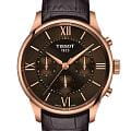 Tissot Tissot Chemin des Tourelles Automatic Chronograph T139.462.36.298.00 Chemin des Tourelles T1394623629800 механические мужские часы коричневый циферблат, браслет кожаный — вид спереди