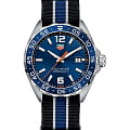 TAG Heuer TAG Heuer Formula 1 WAZ1010.FC8197  WAZ1010.FC8197 кварцевые мужские часы синий циферблат, браслет тканевый — вид спереди