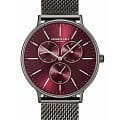 Kenneth Cole Kenneth Cole KC14946012  KC14946012 кварцевые мужские часы красный циферблат, браслет нержавеющая сталь — вид спереди