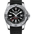 Breitling Breitling Avenger II GMT A32390111B1S1  A32390111B1S1 механические мужские часы черный циферблат, браслет каучук — вид спереди