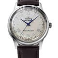 Orient Orient Bambino RA-WK0003G  RA-WK0003G кварцевые мужские часы белый циферблат, браслет кожаный — вид спереди
