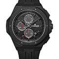Jacques Philippe Jacques Philippe Militia JPQGC514411  JPQGC514411 кварцевые мужские часы черный циферблат, браслет силикон — вид спереди