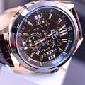 Orient Orient TW04004T (FTW04004T), classic automatic япония мужские часы на браслете кожа + текстиль боковой вид