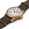 Hamilton Hamilton Khaki Field Mechanical Bronze H69459510  — детали корпуса и кожаный