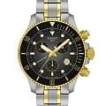 Tissot Tissot Seastar 1000 Quartz Chronograph 38mm T120.217.22.061.00 Seastar 1000 T1202172206100 кварцевые мужские часы черный циферблат, браслет нержавеющая сталь — вид спереди