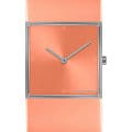 Jacques Lemans Jacques Lemans Design Collection 1-2057L  1-2057L кварцевые женские часы оранжевый циферблат, браслет кожаный — вид спереди