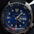 Seiko Seiko Prospex SRPE07K1S механические мужские часы часы крупный план синий циферблата