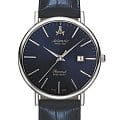 Atlantic Atlantic Seacrest 50354.41.51  50354.41.51 кварцевые мужские часы синий циферблат, браслет кожаный — вид спереди
