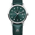 Maurice Lacroix Maurice Lacroix Eliros EL1094-SS001-650-5  EL1094-SS001-650-5 кварцевые женские часы зеленый циферблат, браслет кожаный — вид спереди