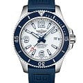 Breitling Breitling Superocean Automatic 42 A17366D81A1S2  A17366D81A1S2 механические мужские часы белый циферблат, браслет каучук — вид спереди