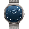 Obaku Obaku Oktant V253GXJLMJ  V253GXJLMJ кварцевые мужские часы синий циферблат, браслет нержавеющая сталь — вид спереди